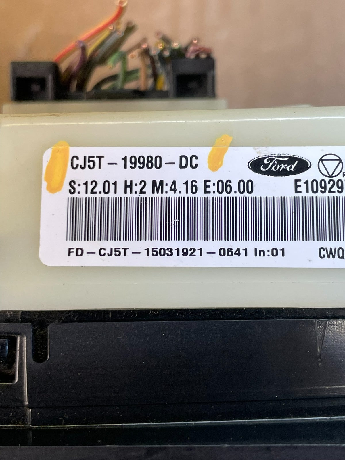 2013 2014 2015 Ford Escape Ac Heater Climate Control Temperature AC2296 DG5