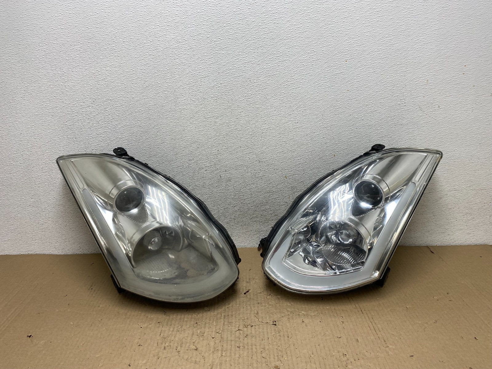 2003 2007 Infiniti G35 Coupe Left+Right Set Side Headlights AE9808 DG0