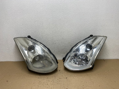 2003 2007 Infiniti G35 Coupe Left+Right Set Side Headlights AE9808 DG0