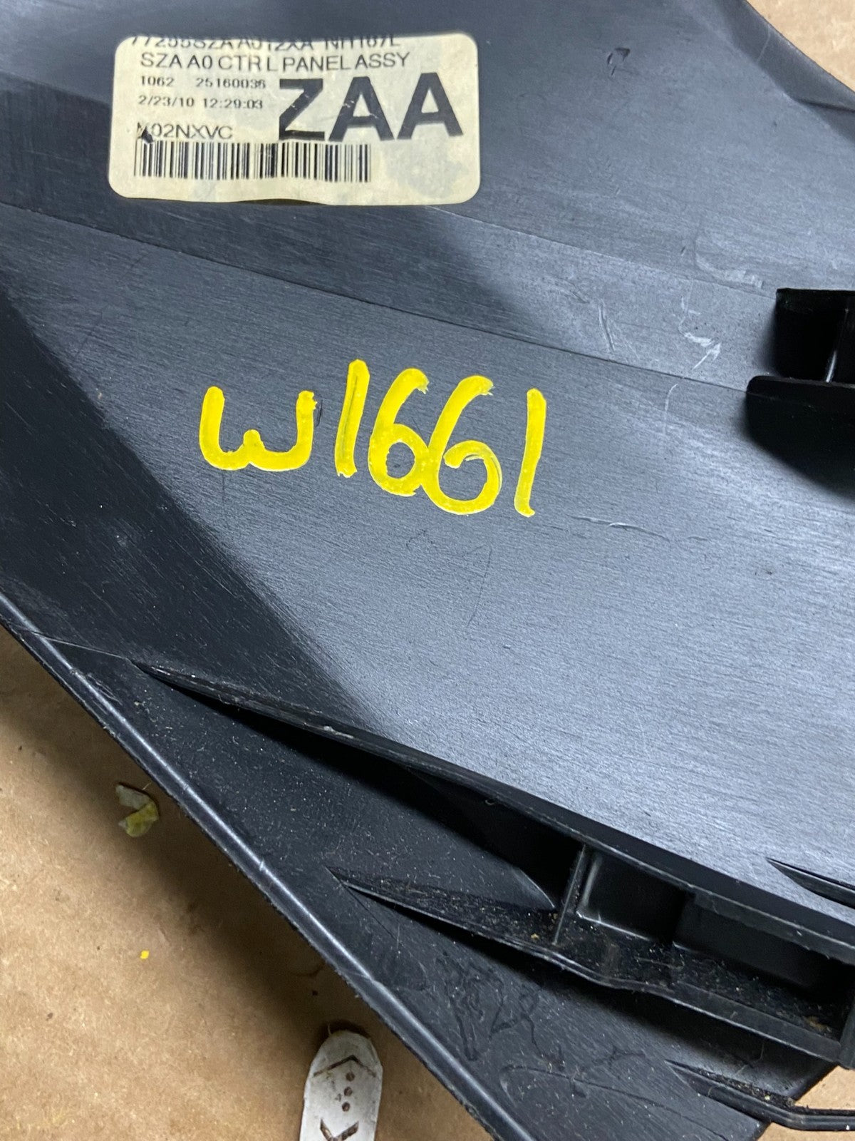 2009-2015 Honda Pilot Left Dash Vent Center Panel Bezel Hazard Button W1661 DG5