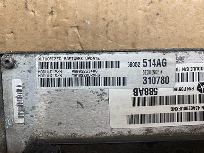 2011 Jeep Grand Cherokee 3.6L ECM ECU Engine Control Computer Modul AC2642 DW2