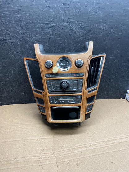 2008-2012 Cadillac CTS A/C Heater Radio Climate Control Panel Bezel OE AF1842 DG0