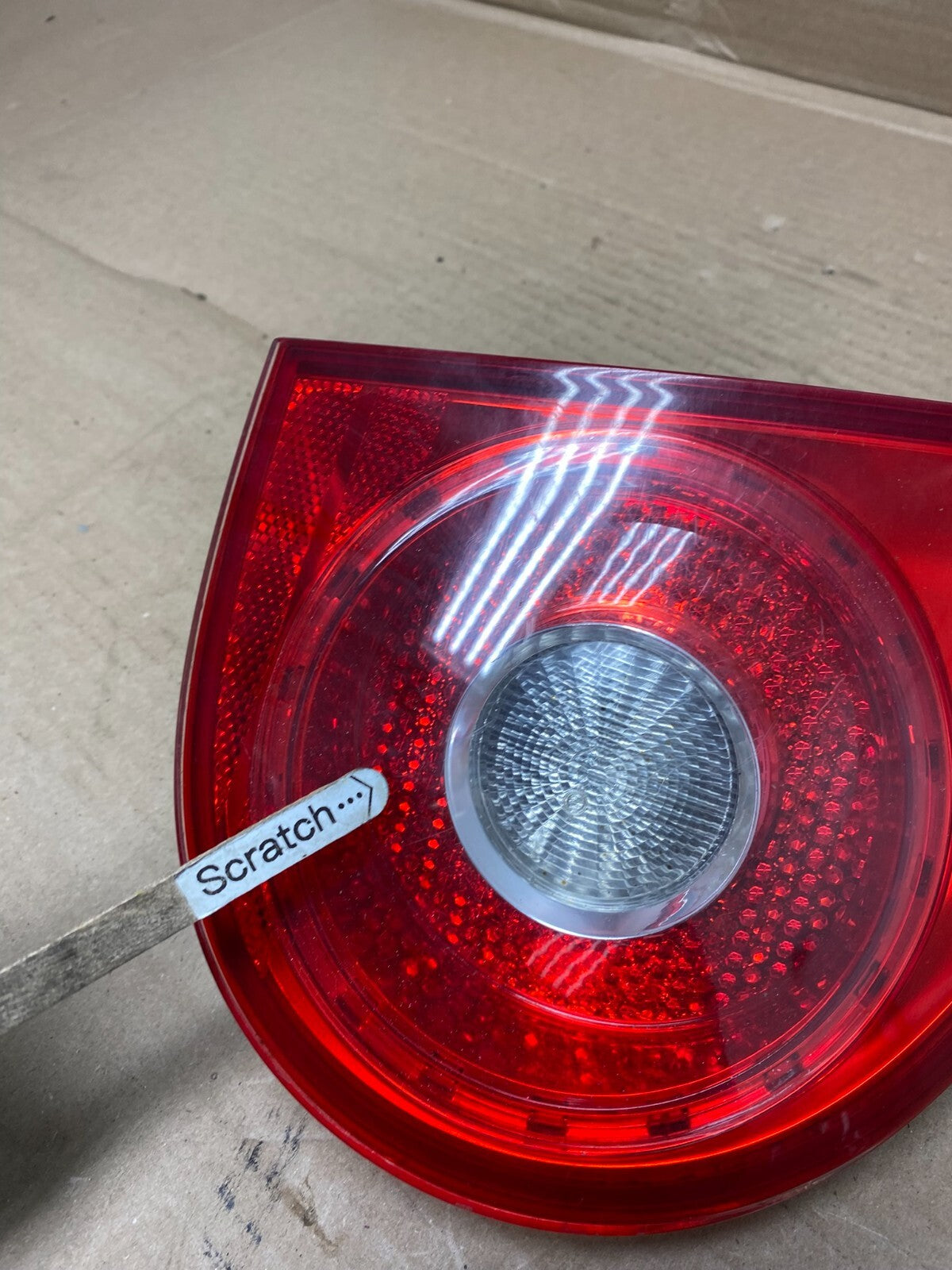 2006-2009 Volkswagen Golf Driver Left Side Tail Light Inner Trunk Lid O2457 DW3
