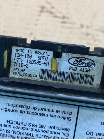 1996 to 1997 Ford F250 7.3L Diesel Driver Fuel Injector Control Module AH9593 DG2