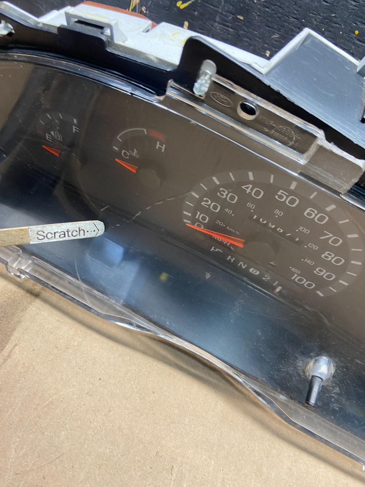 2001 - 2002 Ford Econoline E250 E350 Van Speedometer Instrument Cluster q7227 DG1