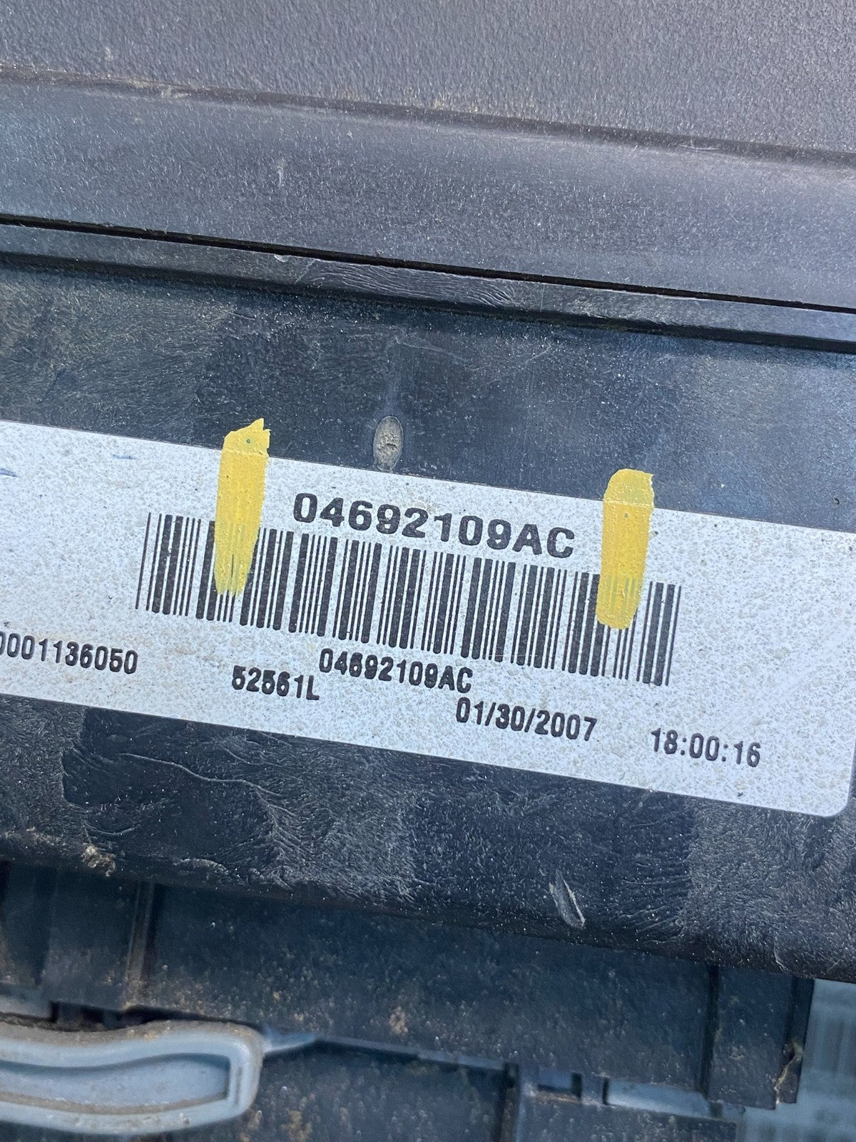 2007 Jeep Grand Cherokee Fuse Box Relay Panel 04692109ac AH3420 DG6