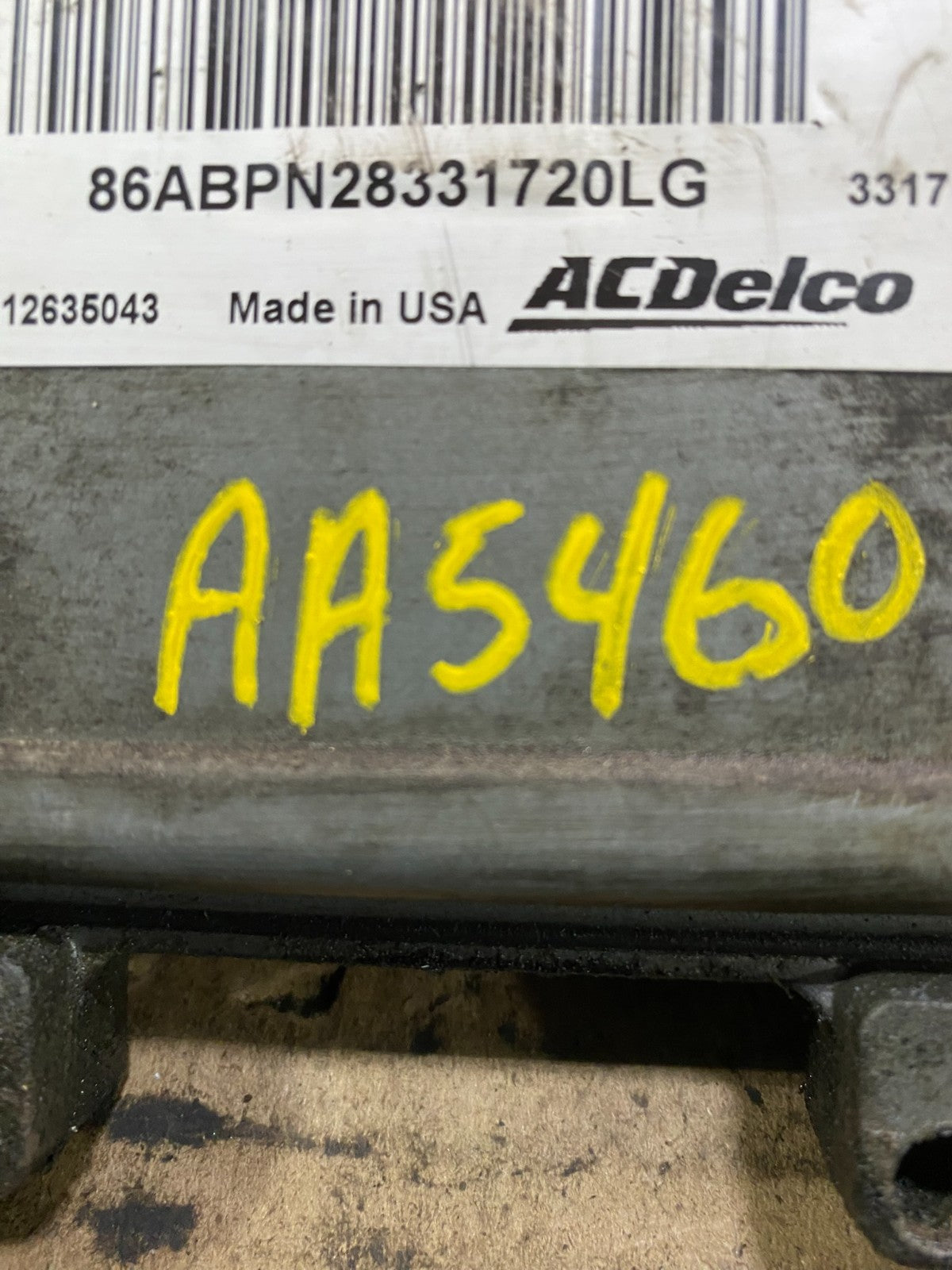 2010 to 2013 Chevrolet Silverado Engine Control Module 12656252 AA5460 DG3