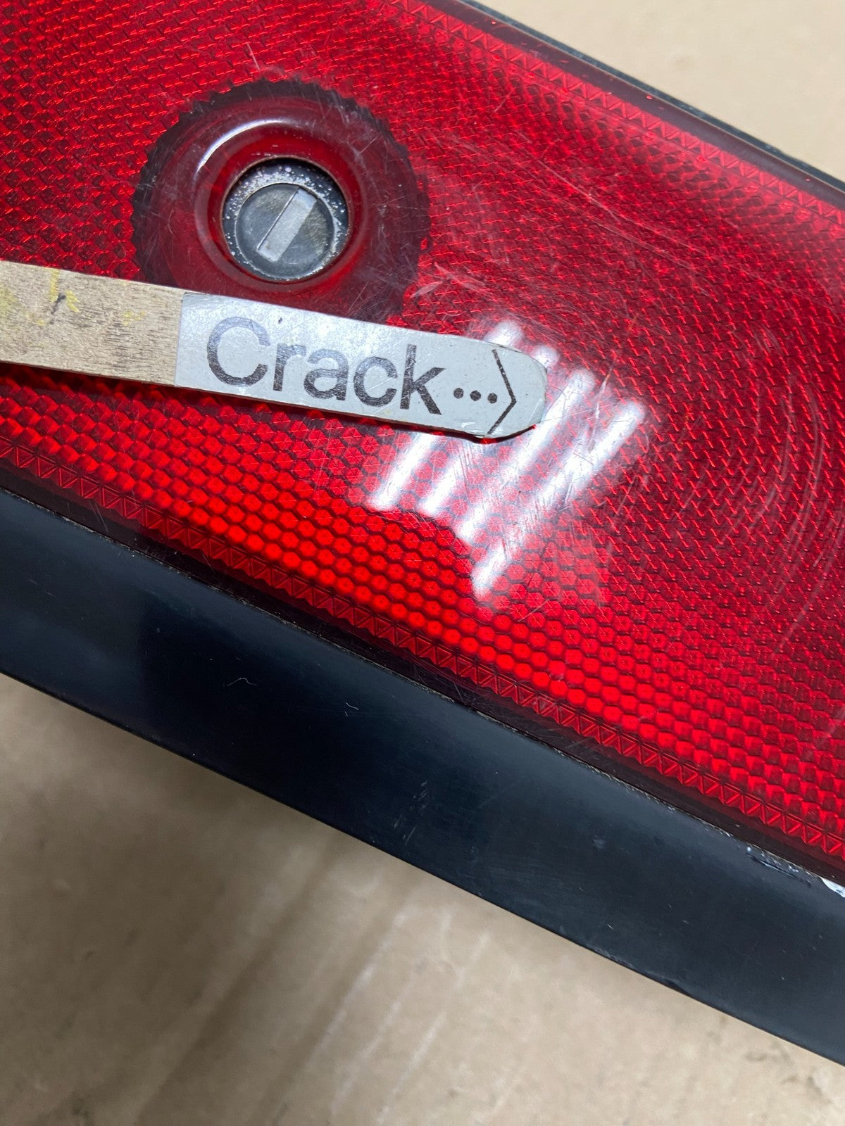 1990 to 1992 Ford Probe Center Trunk Lock Brake Tail Light AE9468 DG4