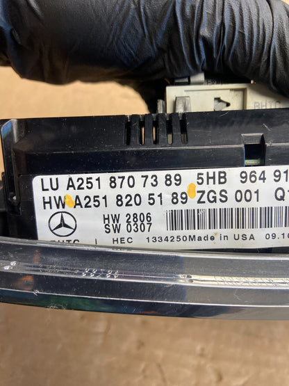 2007 2008 2009 Mercedes ML350 AC Temp Heater Climate Control af2490 DG5