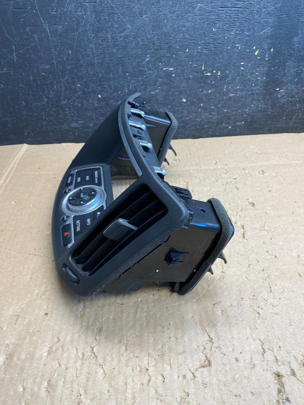 2009 - 2012 Infiniti G35 G37 Radio Player Screen Panel Bezel AJ1626 DG2