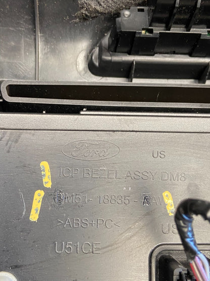 2015 to 2018 Ford Focus OEM Center Radio Stereo Control Unit Trim AB5873 DG6
