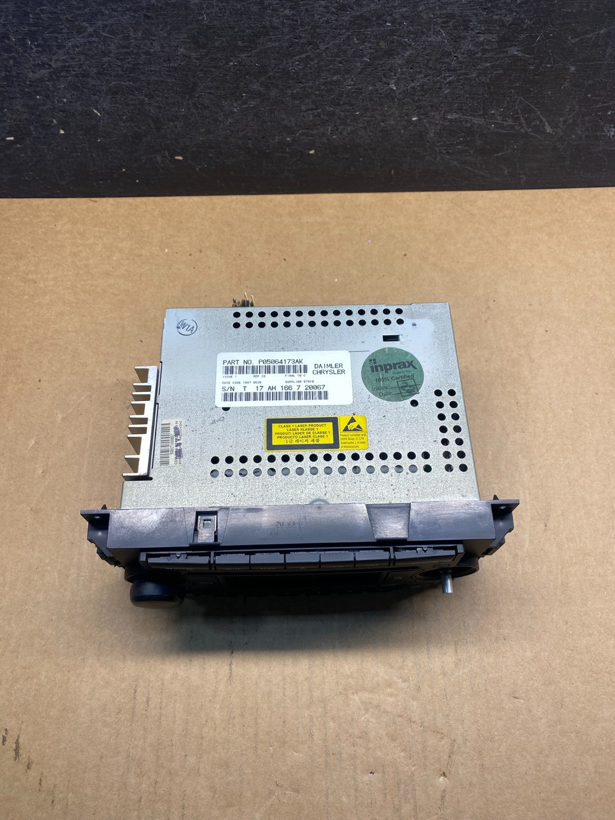 2007-2012 Chrysler Dodge Jeep Ram Radio CD MP3 AUX Receiver AH4980 DG4