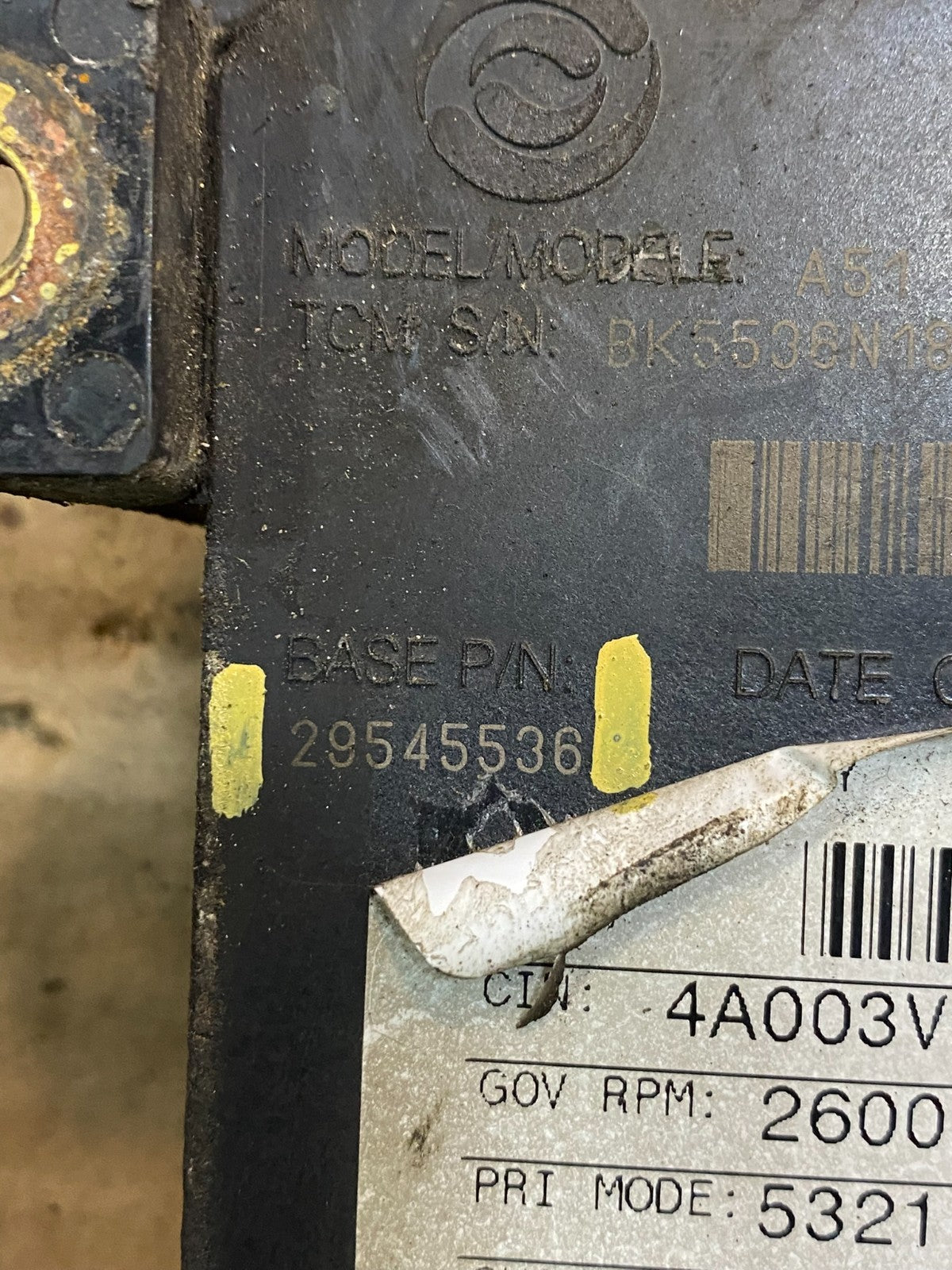 29545536 Allison TCM Transmission Control Module Computer Auto  OEM AA5427 DG2
