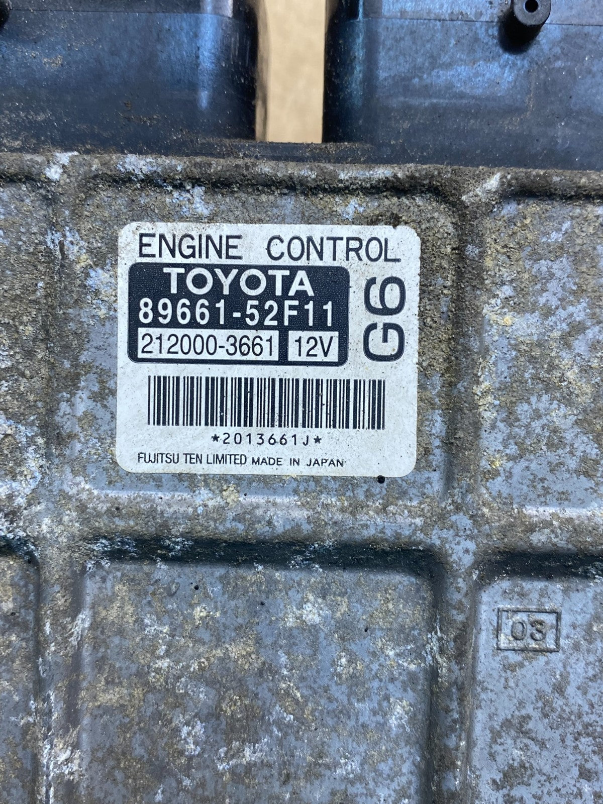 2006 2007 Toyota Yaris Electronic Engine Control Module ECU ECM AF6864 DG2