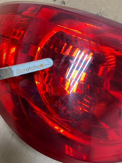2009 2010 2011 2012 Chevrolet Traverse Left Driver LH Tail Light AI9272 LK3