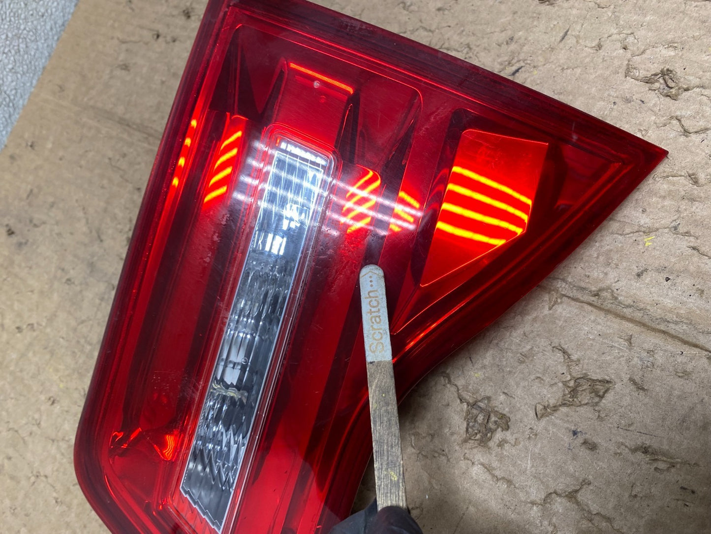 2007 2008 2009 Acura Mdx Right Passenger Rh Side Inner Tail Light Oem V4536 DW4