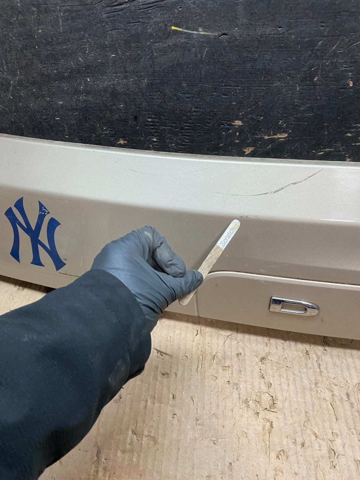 2011 to 2018 Dodge Grand Caravan Tail Gate Trim Molding With Camera OEM X0131 DG5