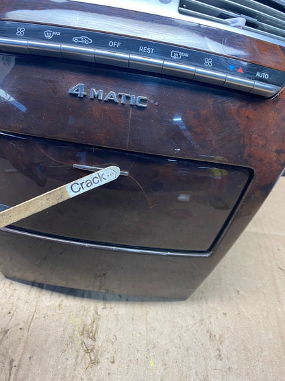 2007-2013 Mercedes W221 S550 S600 Climate Control Clcck Air Vent Bezel P7719 DG1