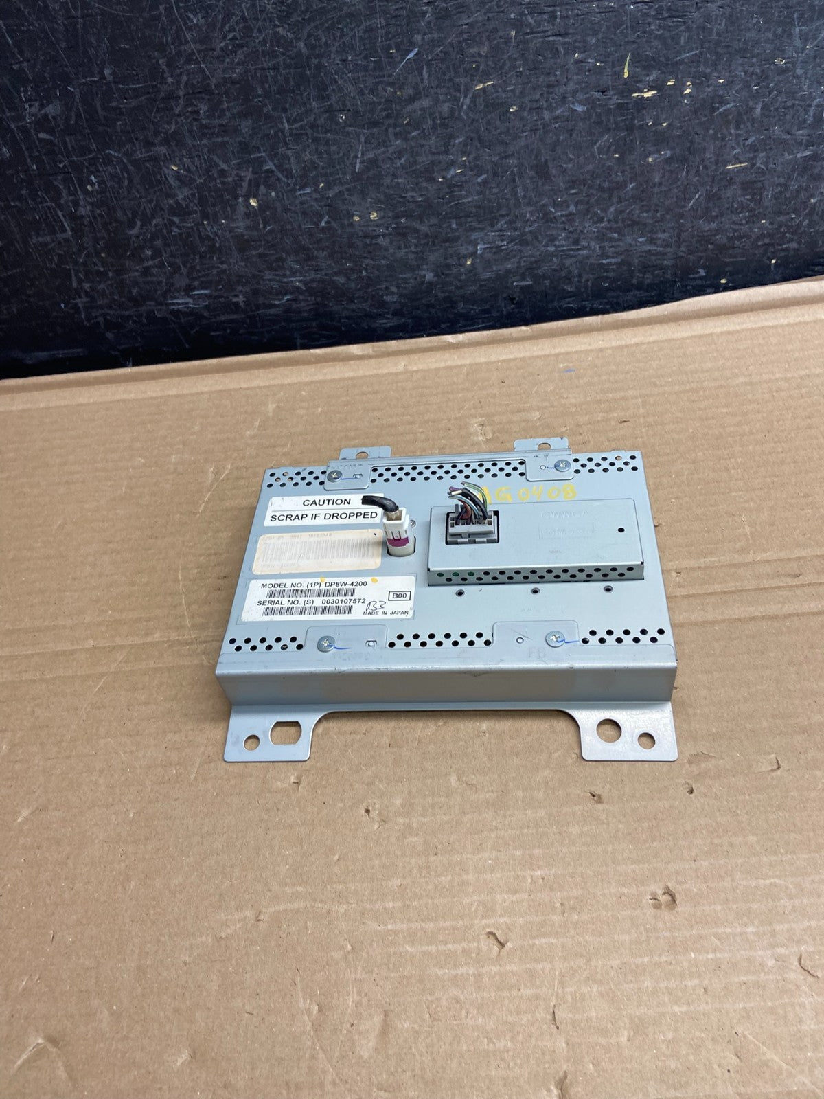 2010 Lincoln Mkz Navigation Radio Display Screen Module ag0408 DG4