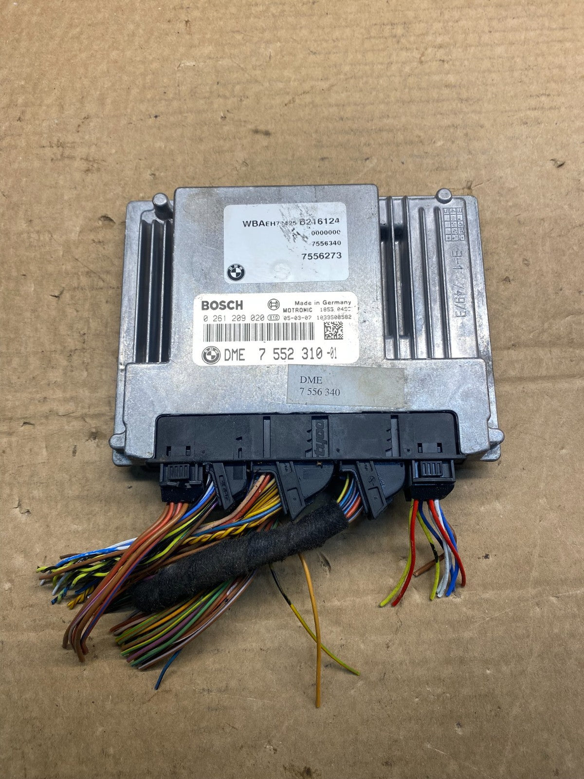 2003 to 2005 BMW X5 ECM ECU Engine Control Computer Module 7552310 af7686 DG0