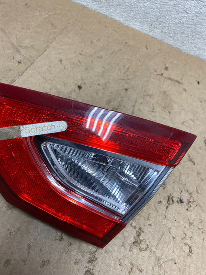 2013 to 2016 Ford Fusion Right Passenger RH Side Tail Light Inner Oem X2335 DW3