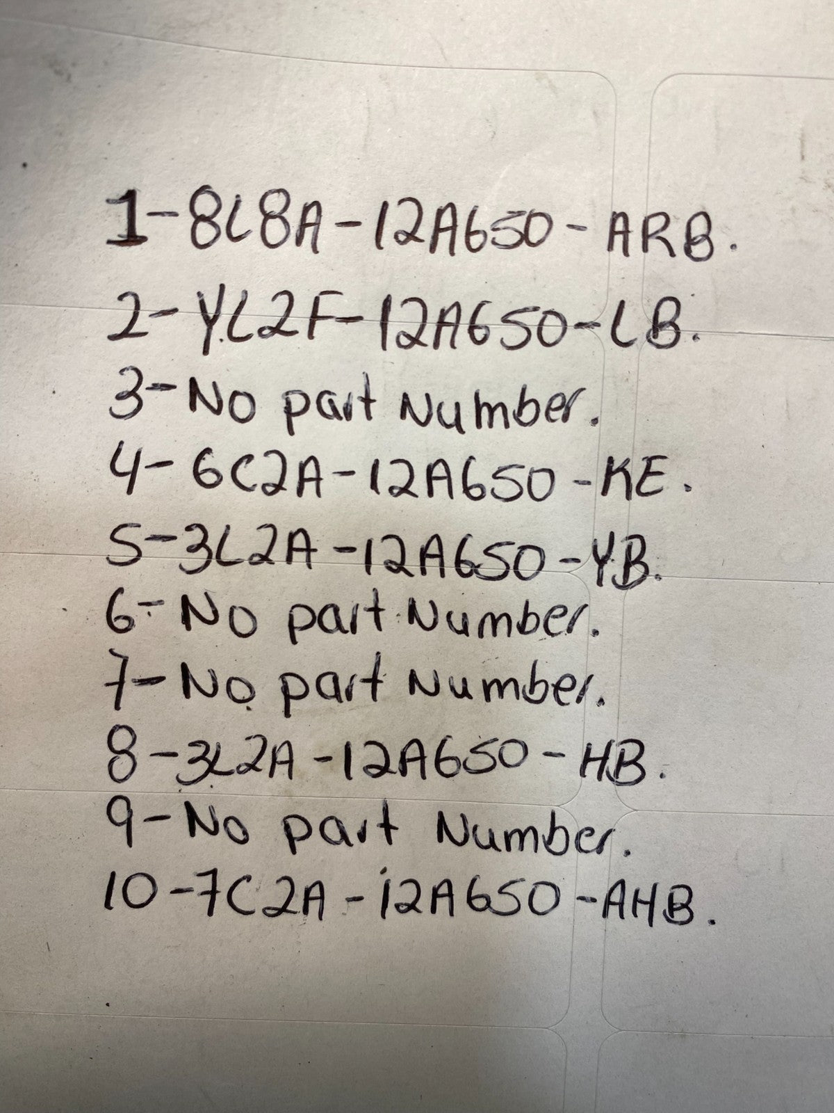 Mix of 10 Ford ECM Engine Computer Module AH9946 PS2