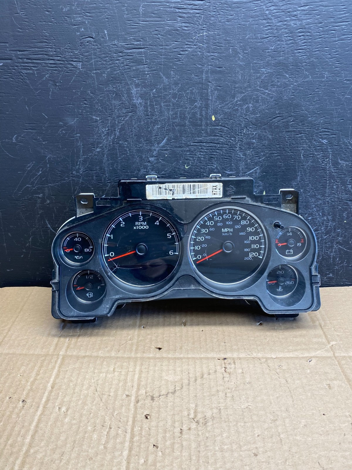 2007 2012 GMC Yukon Tahoe Sierra Speedometer Cluster Gauge AC9417 DG0