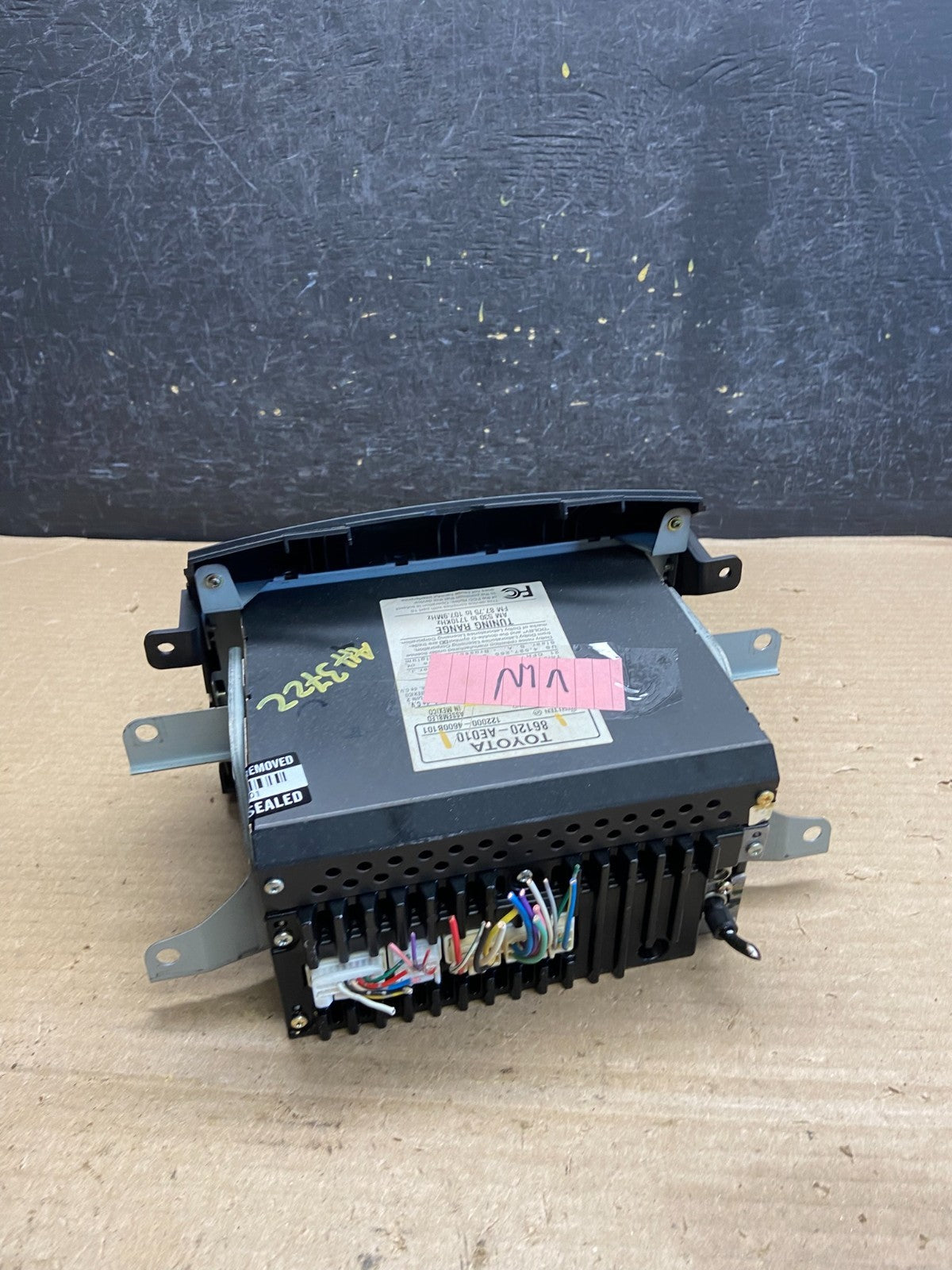2004 to 2010 Toyota Sienna AM FM CD WMA Mp3 Radio Receiver AH3722 DG3