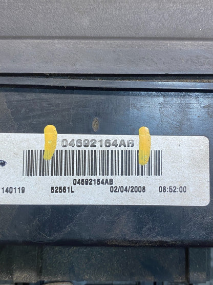 2008 Jeep Grand Cherokee Fuse Box Relay Panel Body Control Module BCM af7494 DG6