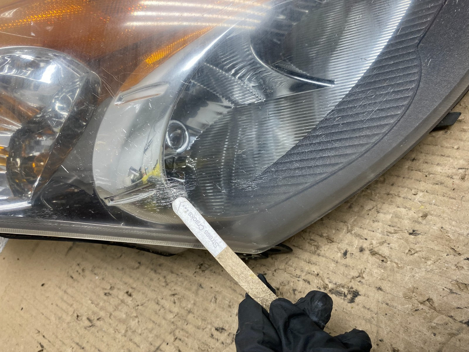 Sedan 2007 to 2009 Nissan Altima Right Passenger Halogen Headlight AF6050 DW3