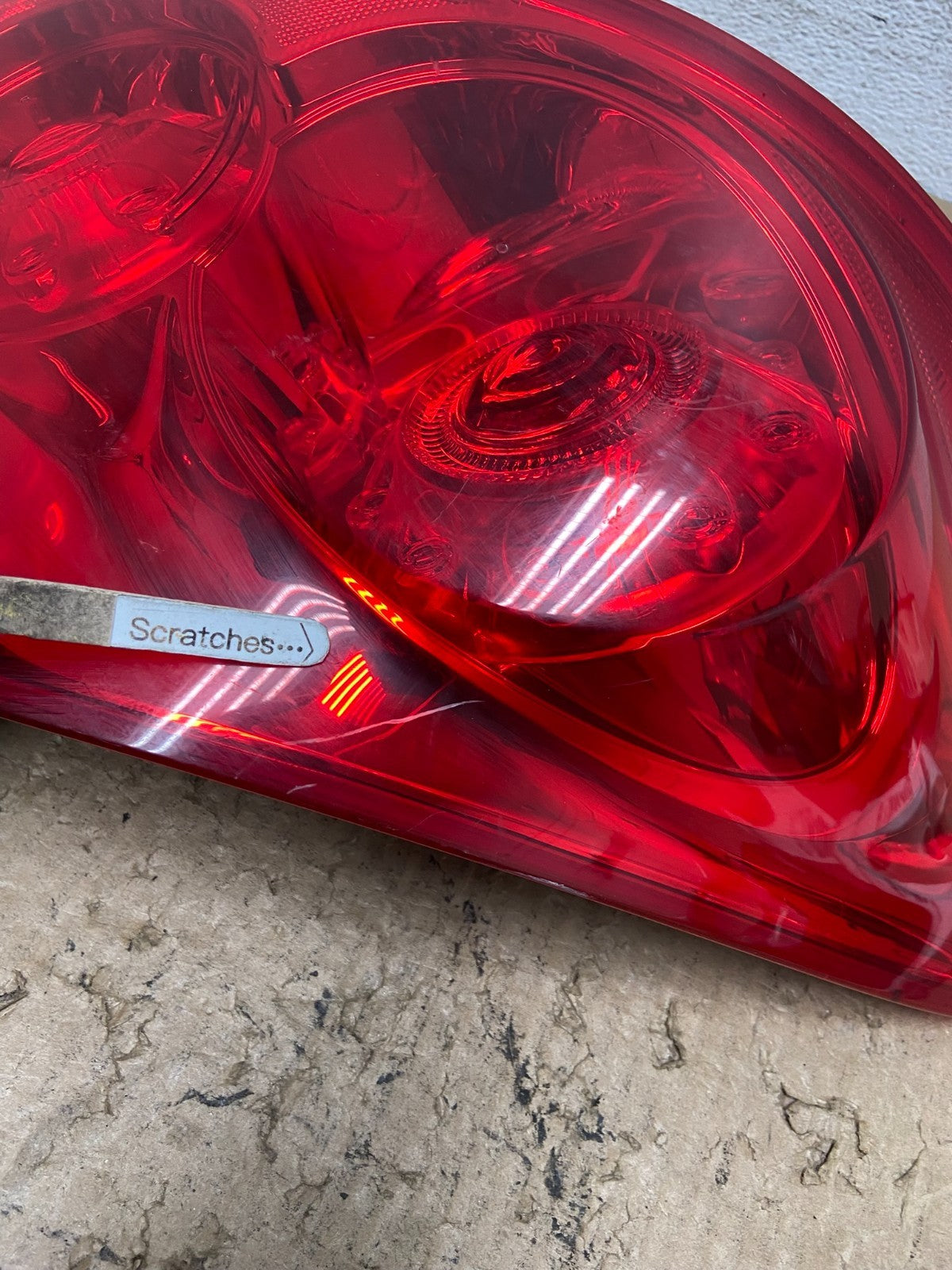 2007 to 2013 Infiniti G35 G37 Sedan Left Driver LH Side Tail Light AF8436 DW3