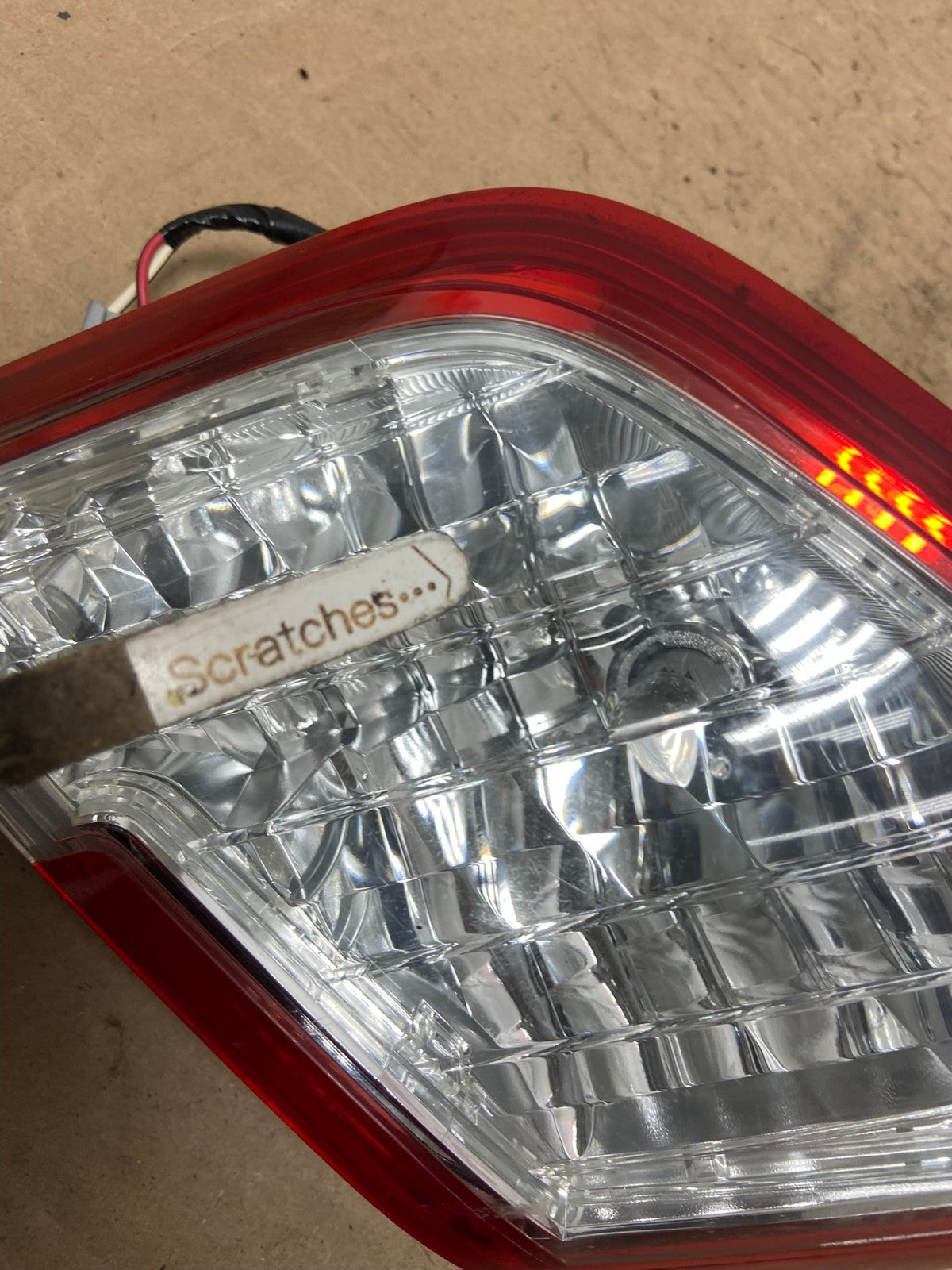 2007-2009 Toyota Camry Hybrid Left Driver LH Side Inner Tail Light AI1055 LK3