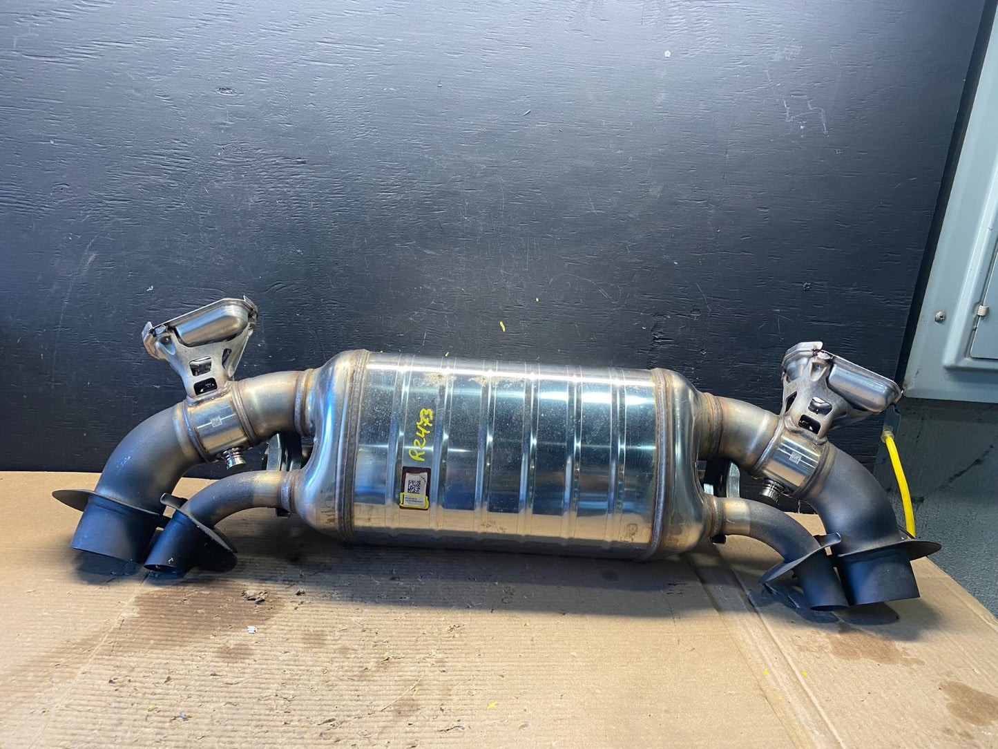 2020 to 2024 Porsche Carrera 911 992 Center Exhaust System Muffler R24730