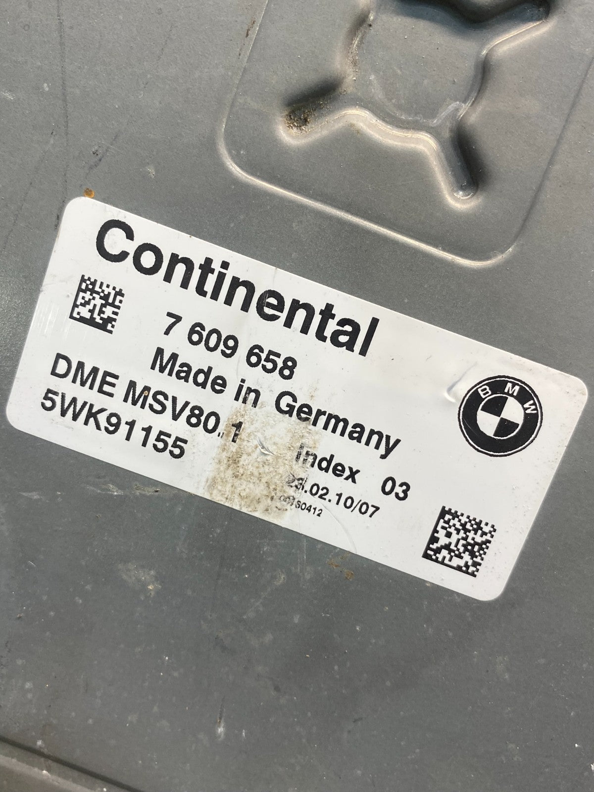 2009 - 2011 BMW 328i 528i E90 ECM ECU Engine Computer 7609658 AH3371 DG2
