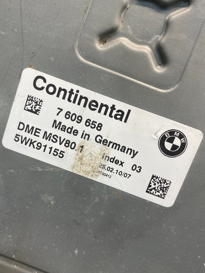 2009 - 2011 BMW 328i 528i E90 ECM ECU Engine Computer 7609658 AH3371 DG2