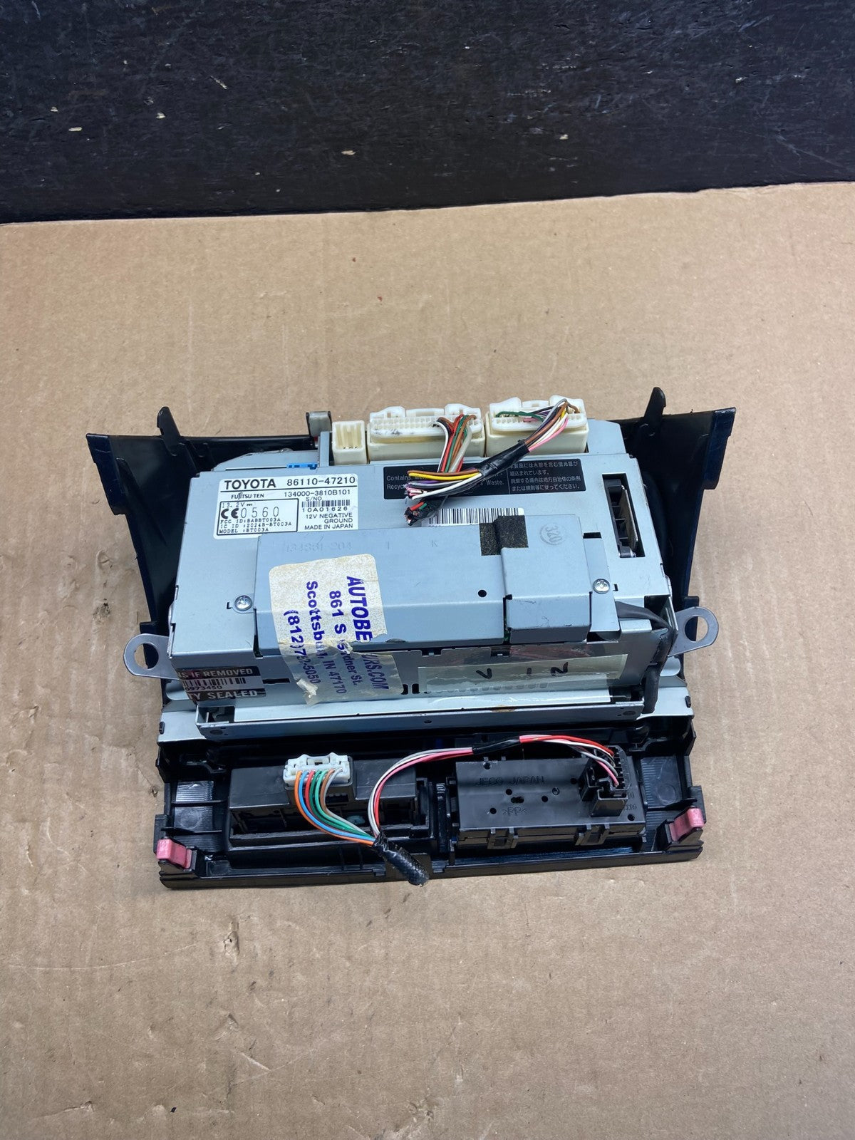 2006 to 2009 Toyota Prius Radio Stereo Receiver Screen Display AF9403 DG3