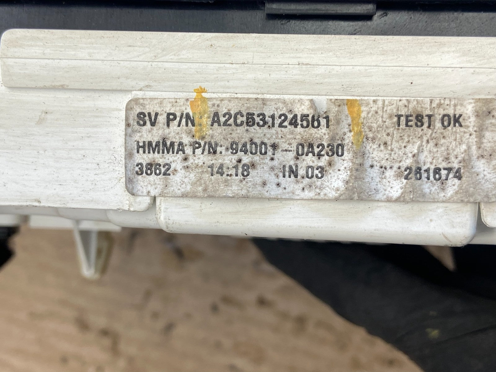 2006 2007 2008 Hyundai Sonata Speedometer Cluster Gauge OEM AB9857 DG6