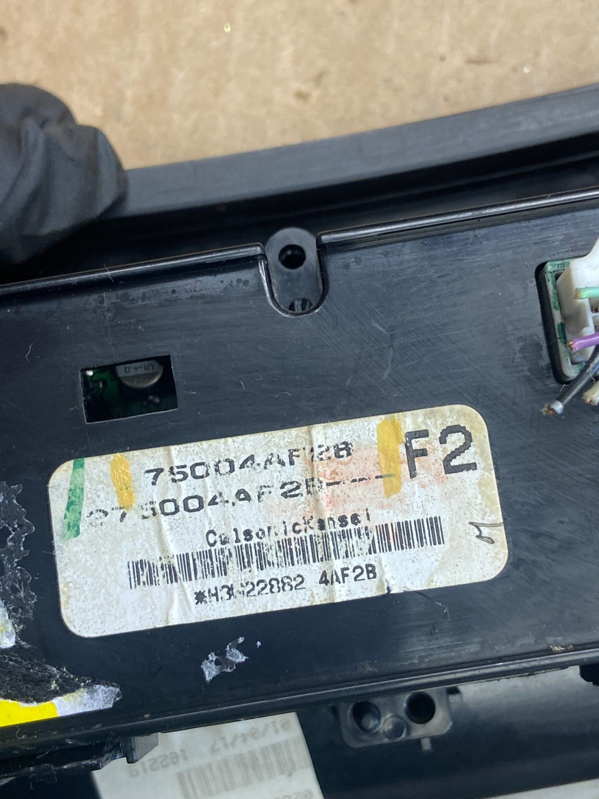 2015-2017 Nissan Sentra Climate Control Unit Heater Ac Temperature AB9307 DG5
