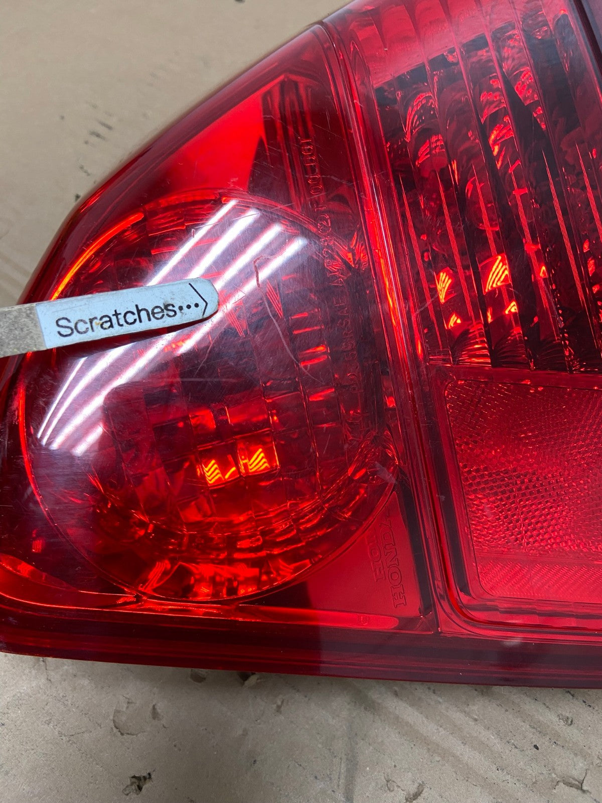 2003 2004 2005 Honda Civic Sedan Right Passenger Side Tail Light AD4271 LK3