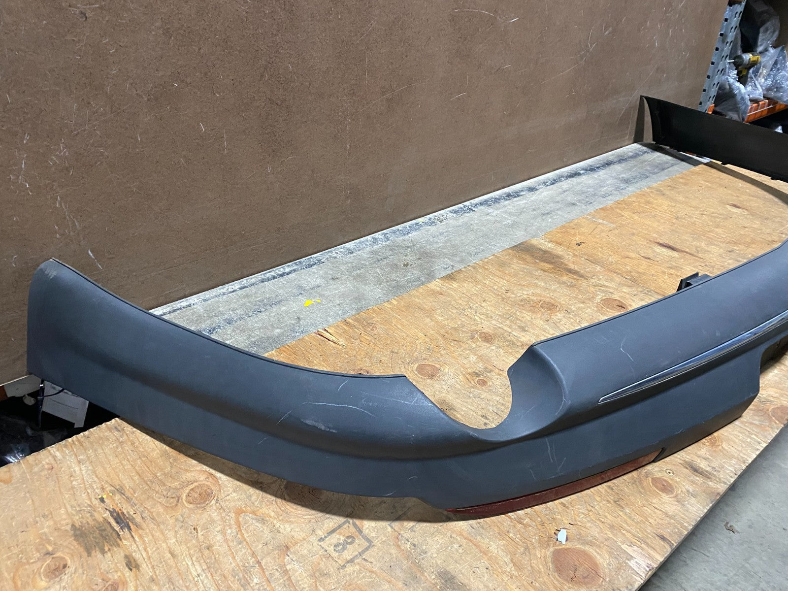 2013 to 2016 Lincoln MKS Rear Bumper Cover White With Parking Sensors OEM X00331