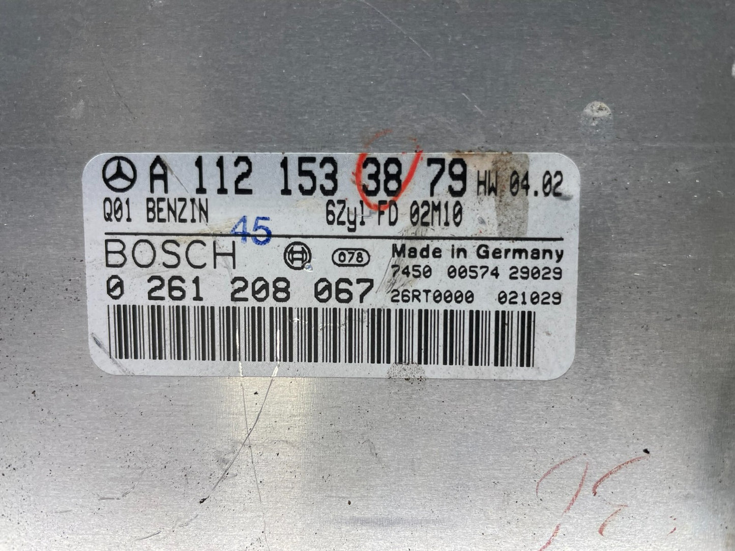 2001 to 2005 Mercedes E320 CLK320 Engine Control Unit ECU Module o8295 DG2