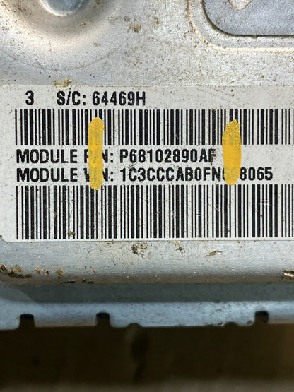 2015 Chrysler 200 Engine Computer Control ECM ECU AG3552 DG2