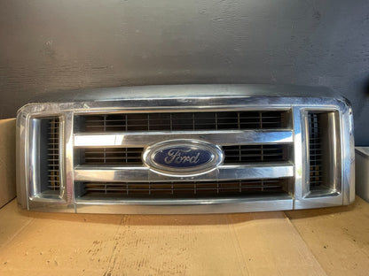 2008 to 2014 Ford Econoline E150 E250 Front Upper Chrome Grill Grille AC5451 DG0