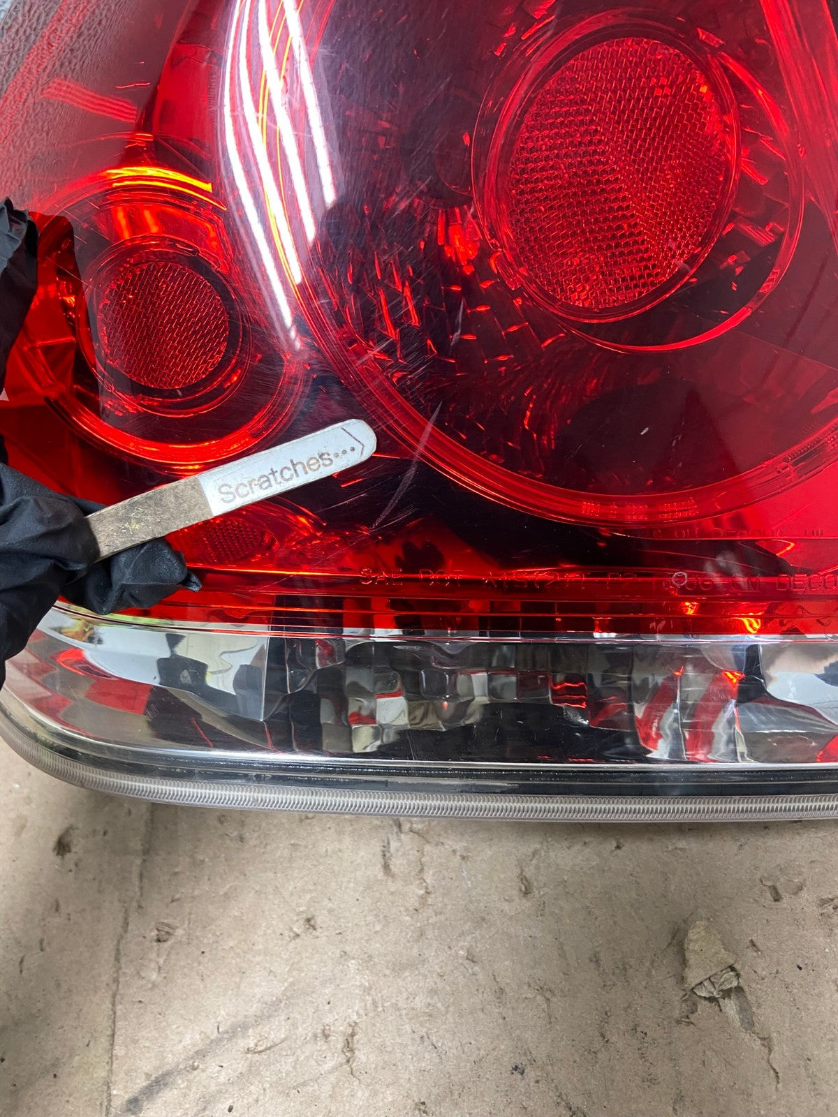 2006 to 2012 Chevrolet Impala Left Driver Lh Side Tail Light AG5394 LK3