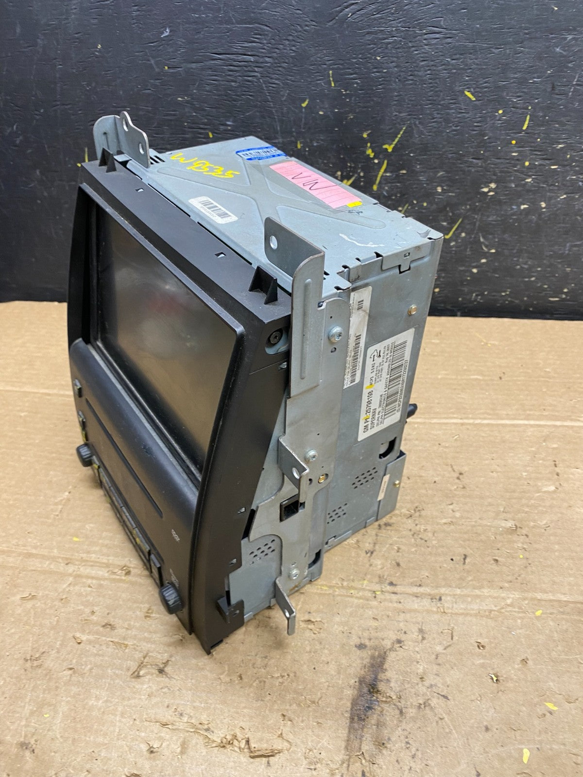 2007-2009 Cadillac Escalade Radio CD DVD GPS Navigation Screen Display Z7454 DG3