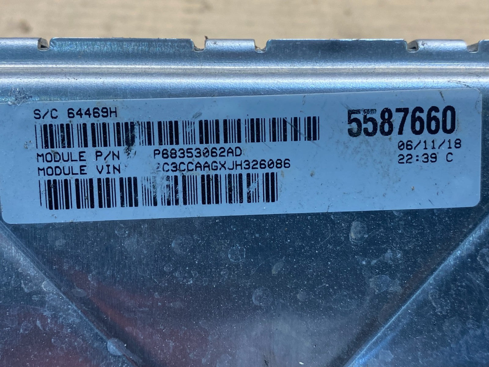 2018 2019 Chrysler 300 Engine Control Module ECU ECM AF4026 DG2