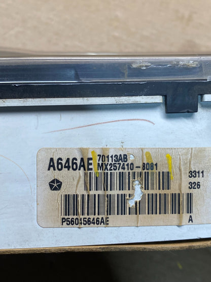 2001 2002 2003 Dodge Durango Speedometer Instrument Cluster Gauge OEM s6426 DG6