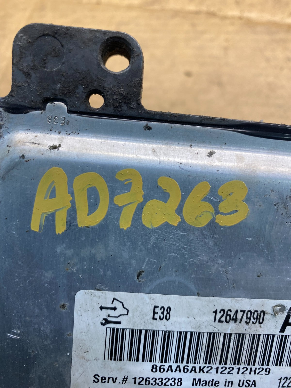 2010 to 2013 Chevrolet Silverado Yukon Engine Control Module ECM ECU ad7263 DG3