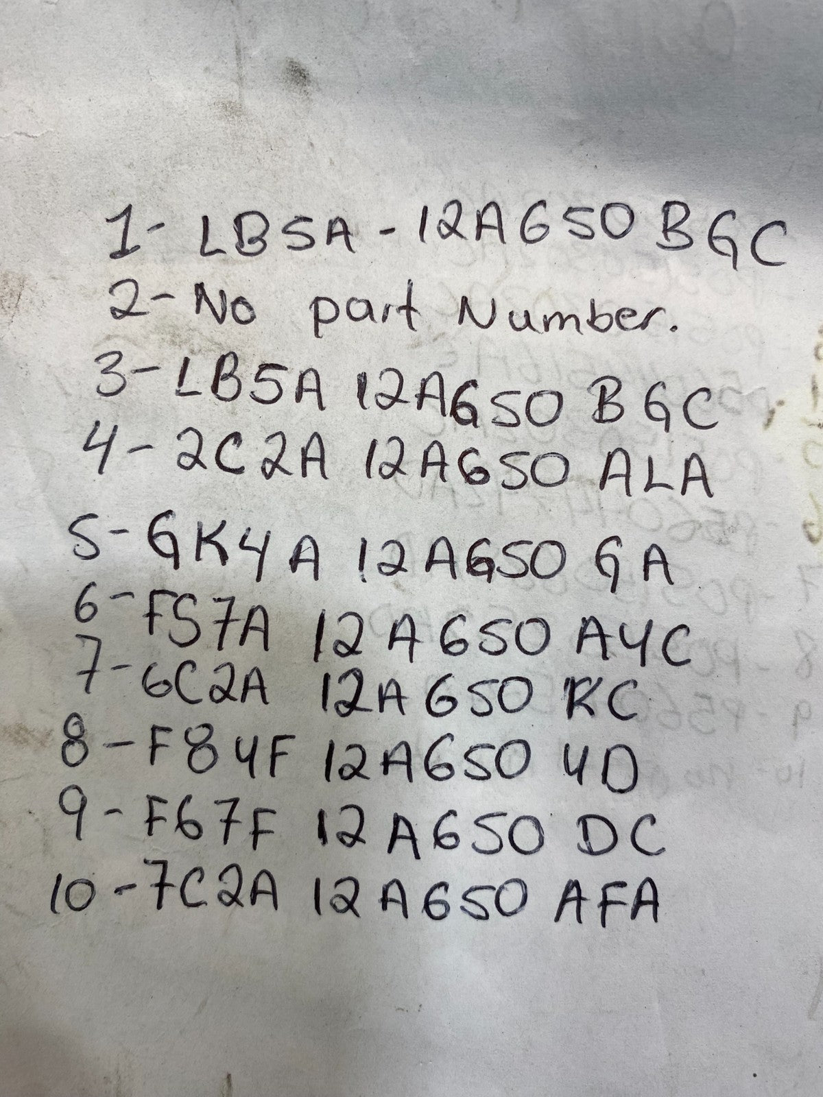 Mix of 10 Ford ECM Engine Computer Module AD74392