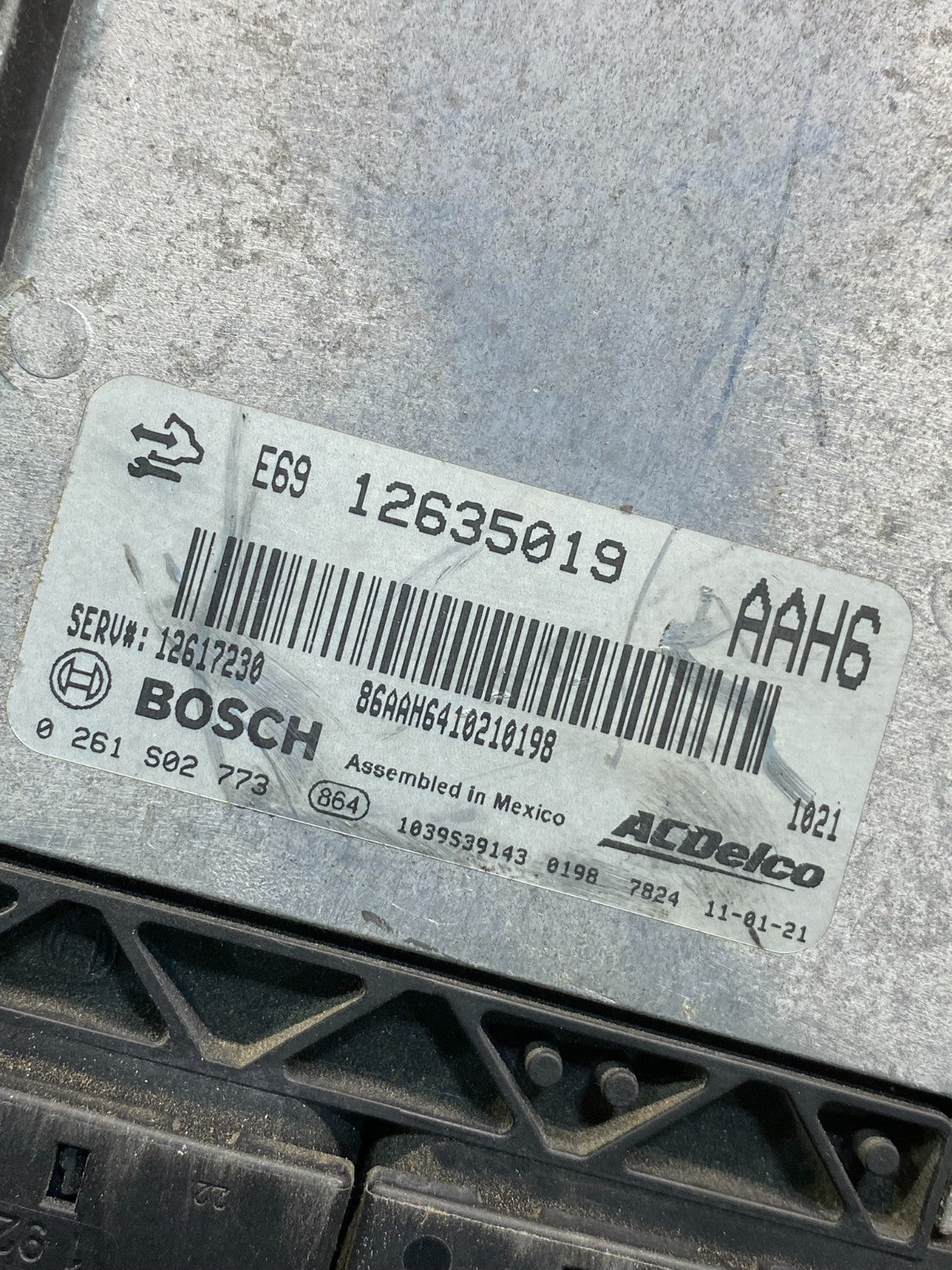 2010 2011 GMC Acadia Traverse Engine Control Module ECM ECU 12635019 AI0234 DG2